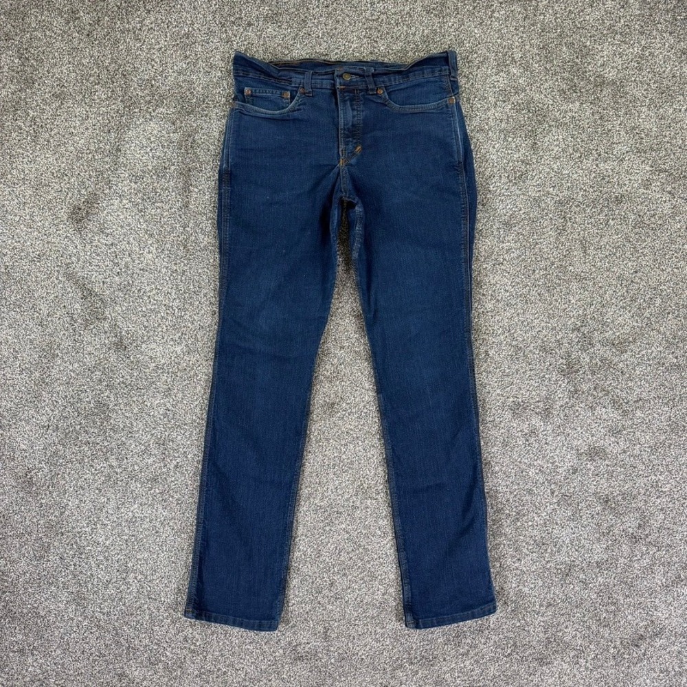Origin USA D68 Legit Fit Mens 34C Indigo Denim Jeans Made in Maine Straight Leg